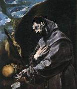 St Francis Praying